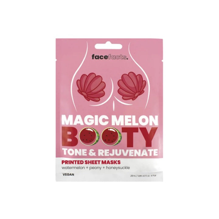 Face Facts Magic Melon Booty Tone & Rejuvenate Sheet Mask W Watermelon –  Beauty Outlet