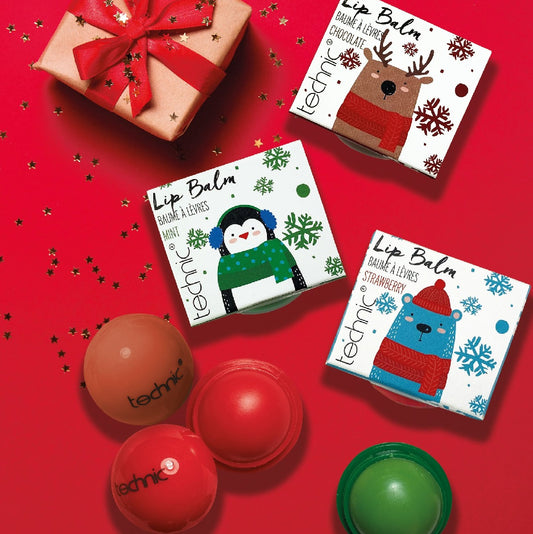 Technic Christmas Lip Balm Balls