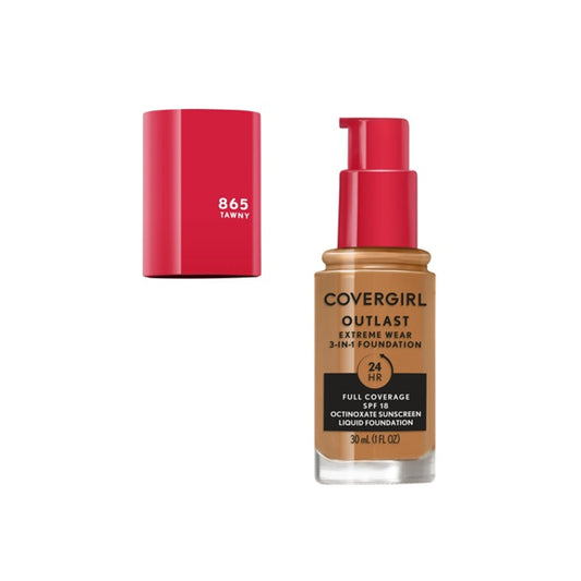 Covergirl Outlast Extreme Wear Foundation 865 Tawny