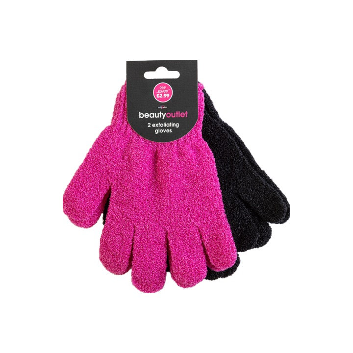 Beauty Outlet 2PK Exfoliating Gloves BEAU276