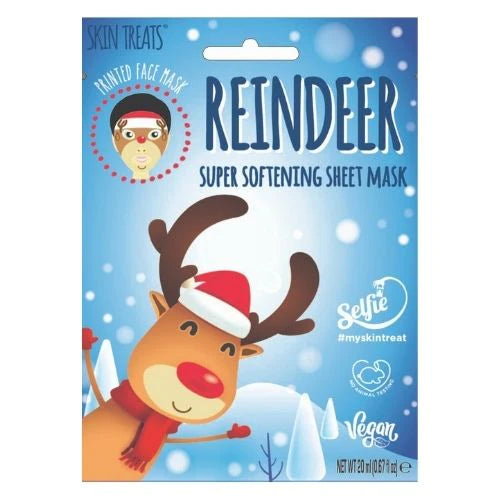 Skin Treats Reindeer Super Softening Printed Sheet Mask