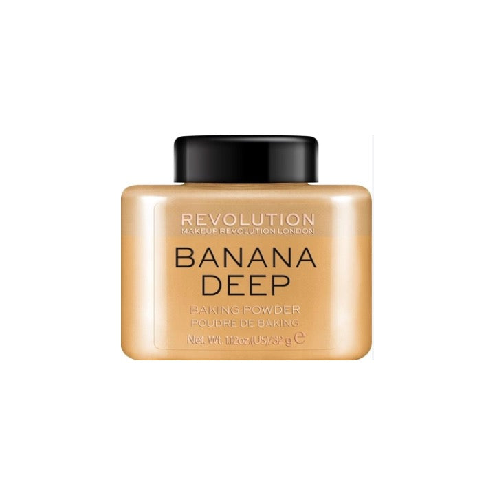 Revolution Loose Baking Powder Banana Deep Beauty Outlet