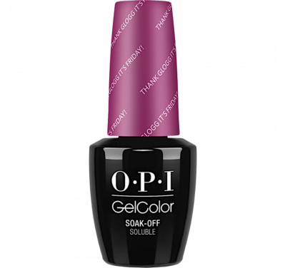 OPI Gel Color Thank Glogg Its Friday!