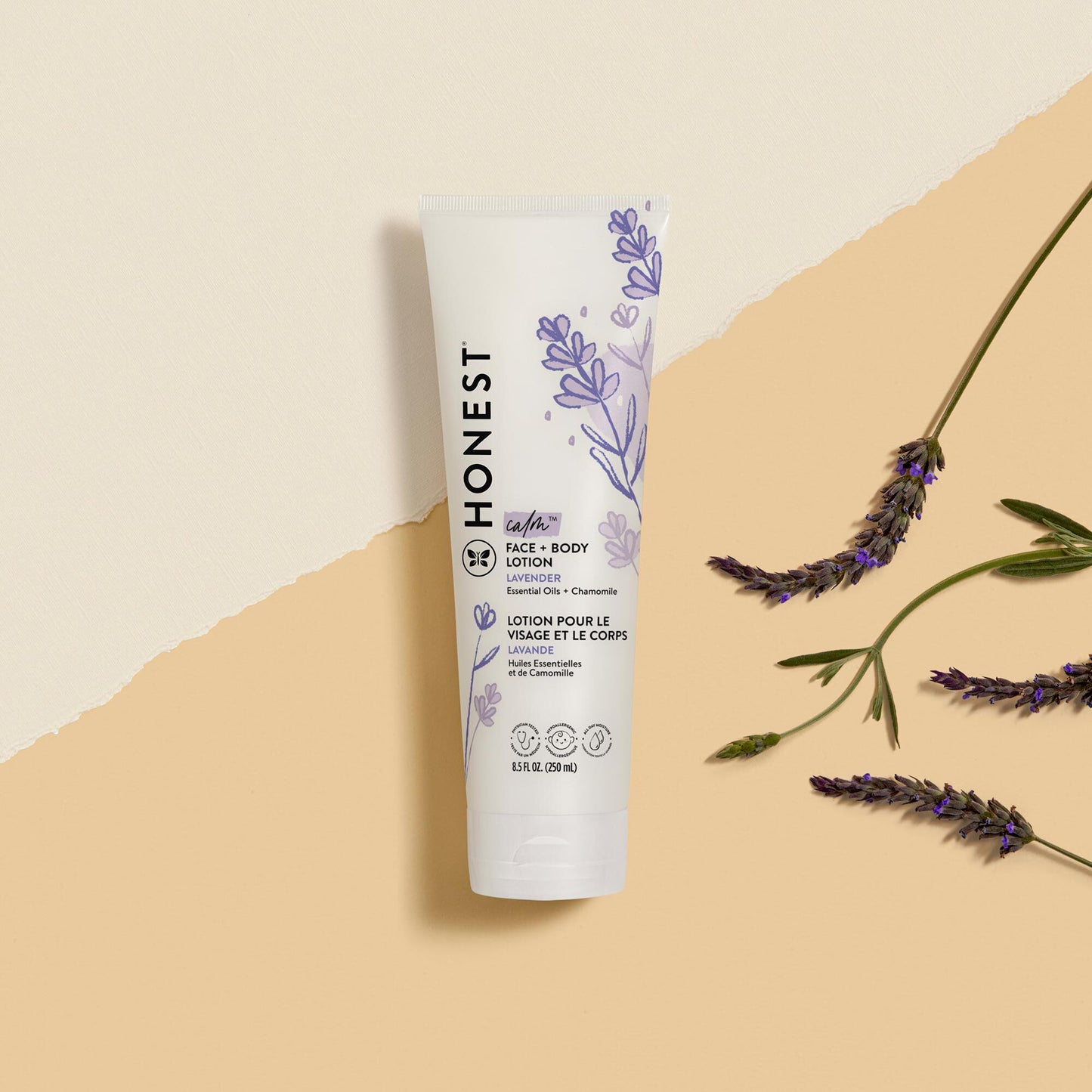 Honest Calm Face + Body Lotion Lavender