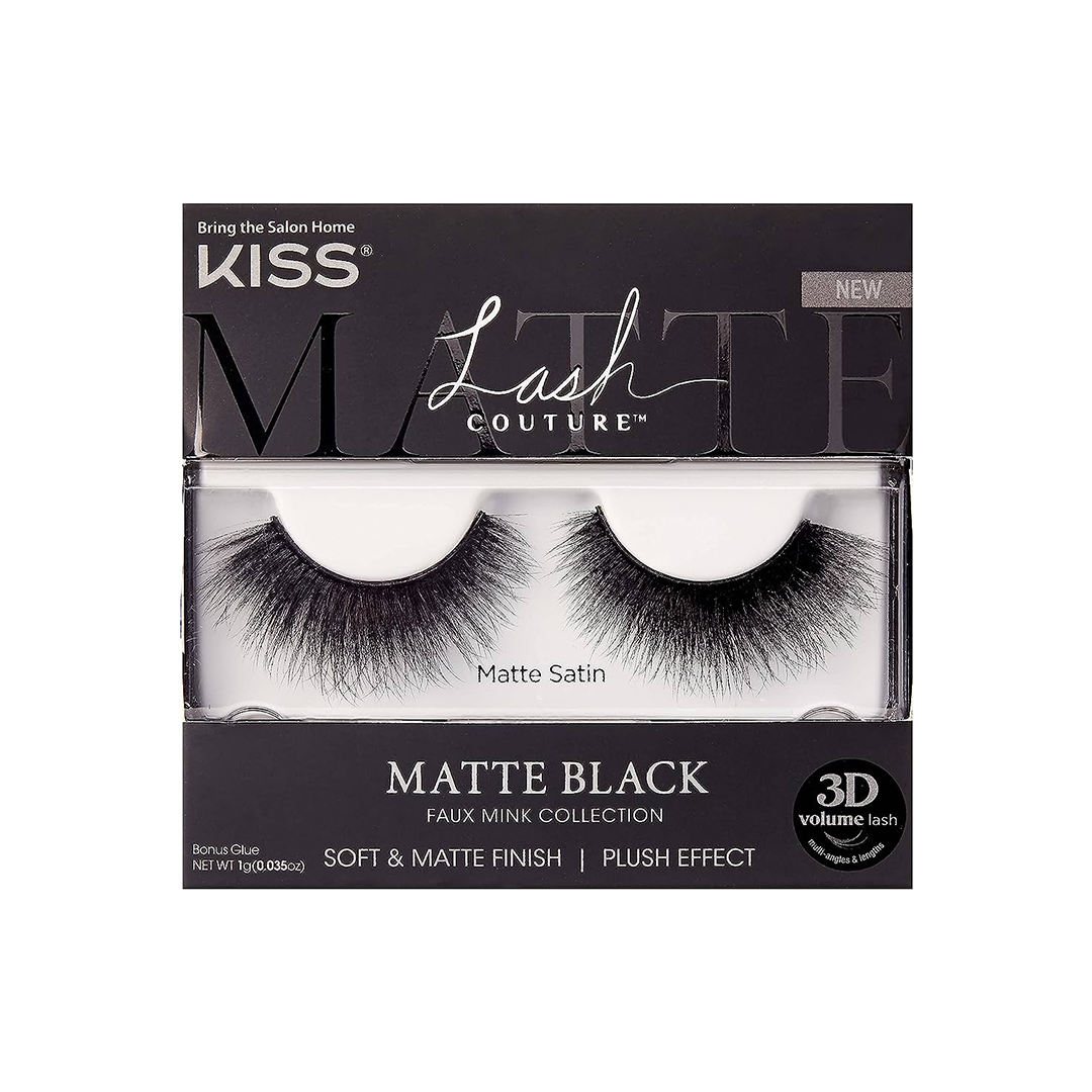 Kiss Lash Couture False Lashes Matte Satin