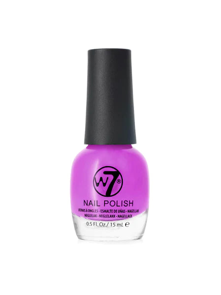 W7 Nail Polish 18 Fluorescent Purple