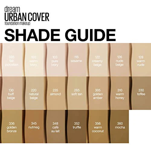 Maybelline Dream Urban Cover Foundation 130 Buff Beige