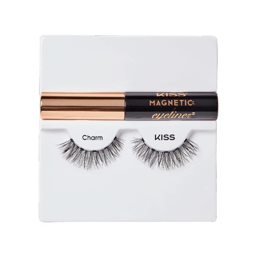 Kiss Magnetic Lash False Eyelashes Kit Charm & Eyeliner