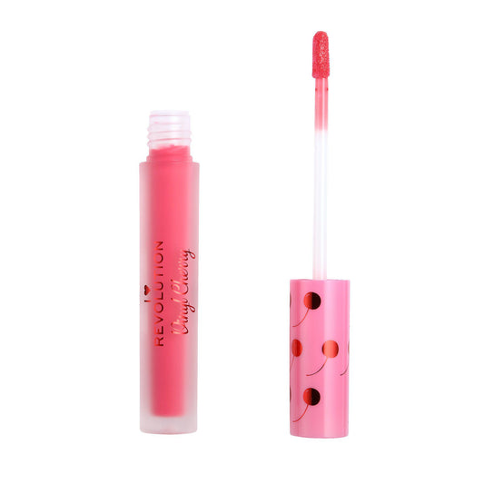 Revolution I Heart Revolution Vinyl Cherry Liquid Lipstick Sour Cherry