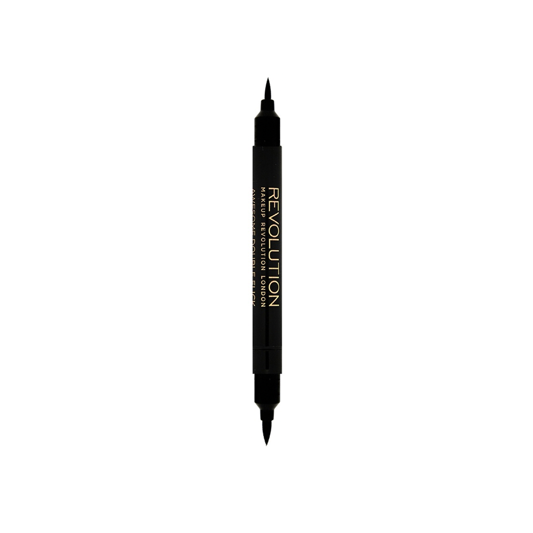 Revolution Double Flick Liquid Eyeliner Black