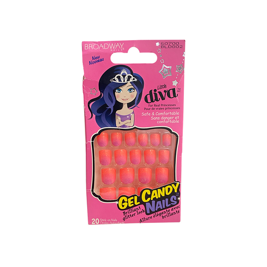 Broadway Little Diva 20 Nails 60700 Coral Gradient