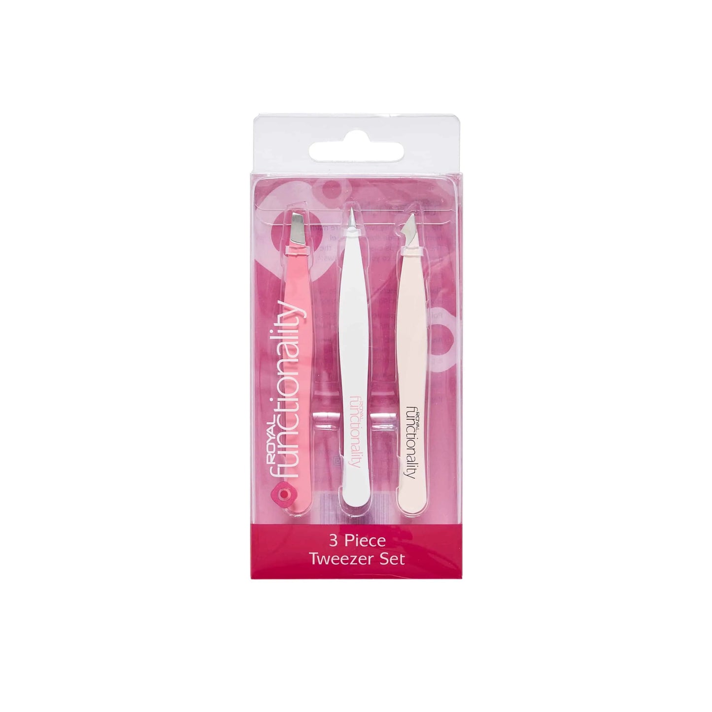 Royal Cosmetics Functionality 3PC Tweezer Set GMAN034