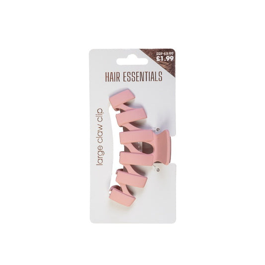 Beauty Outlet Pink Curved Claw Clip BEAU439