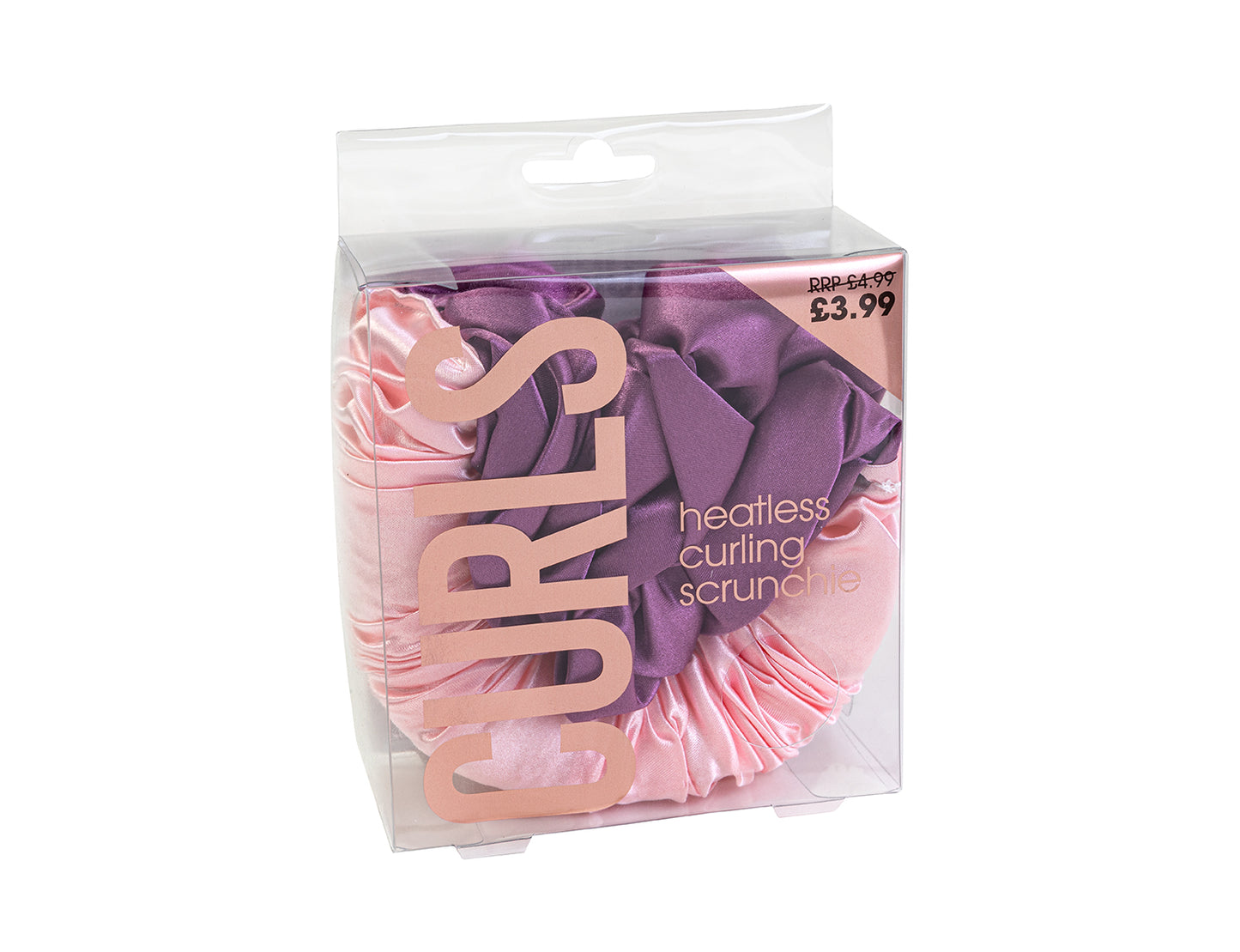 Beauty Outlet Pink Curling Scrunchie BEA