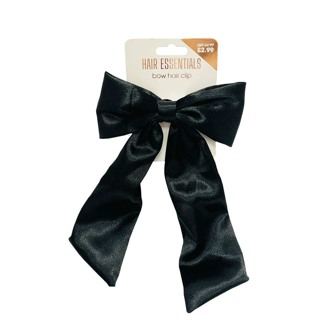 Beauty Outlet Black Bow Hair Clip BEAU502