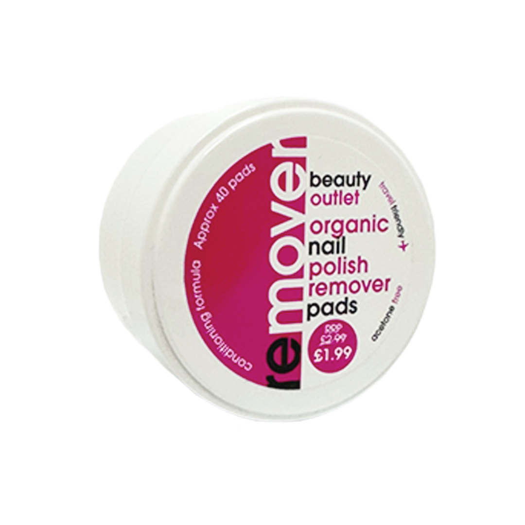 Beauty Outlet Organic Nail Polish Remover Pads