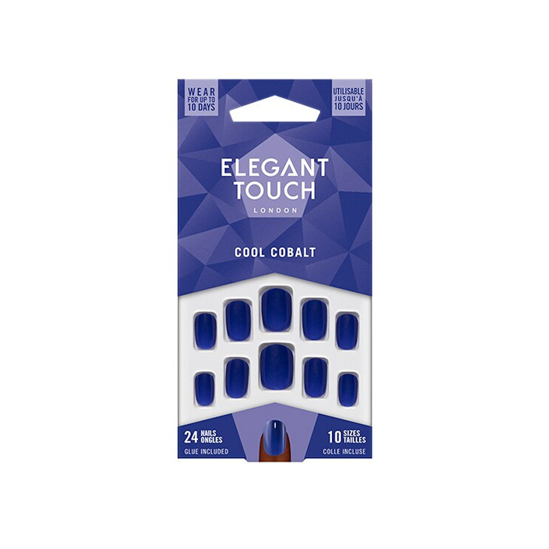 Elegant Touch False Nails Cool Cobalt