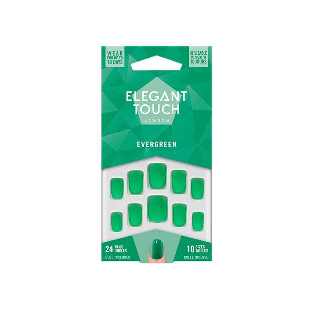 Elegant Touch False Nails Evergreen