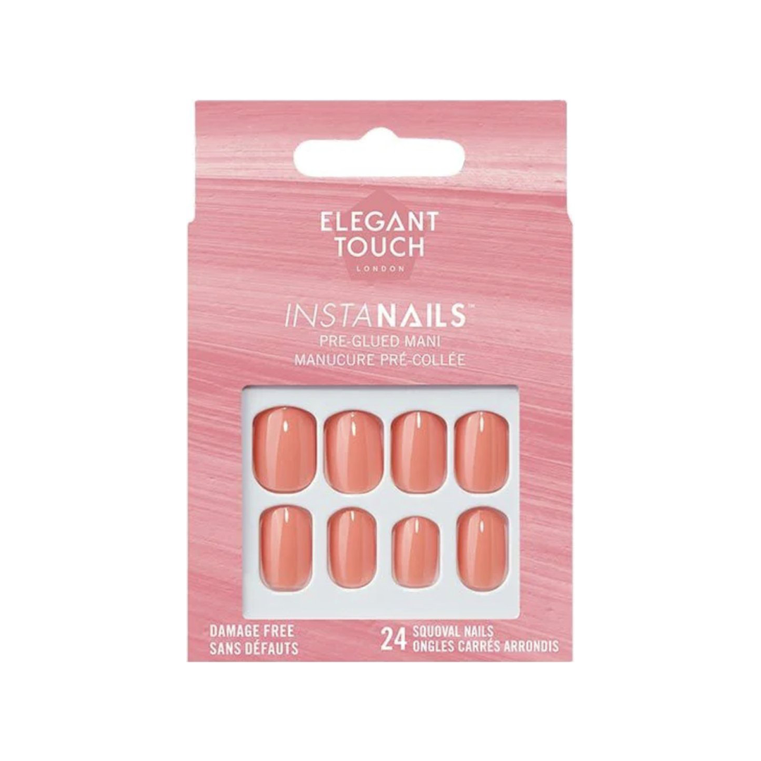 Elegant Touch Pre Glued False Nails Insta Nails Just Peachy