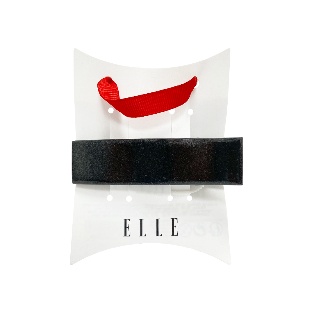 Elle Crocodile Clip Black