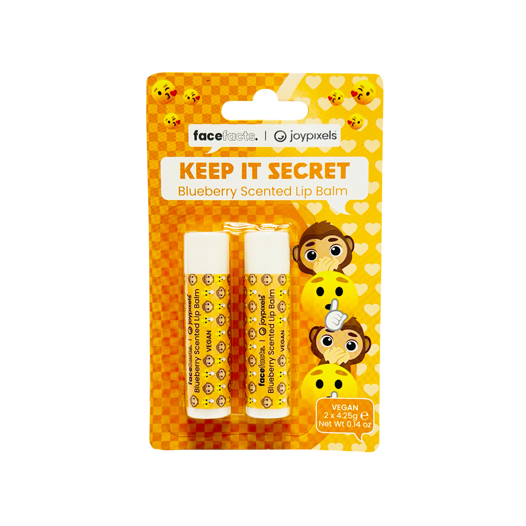 Face Facts Keep It Secret Blueberry Scented Lip Balm