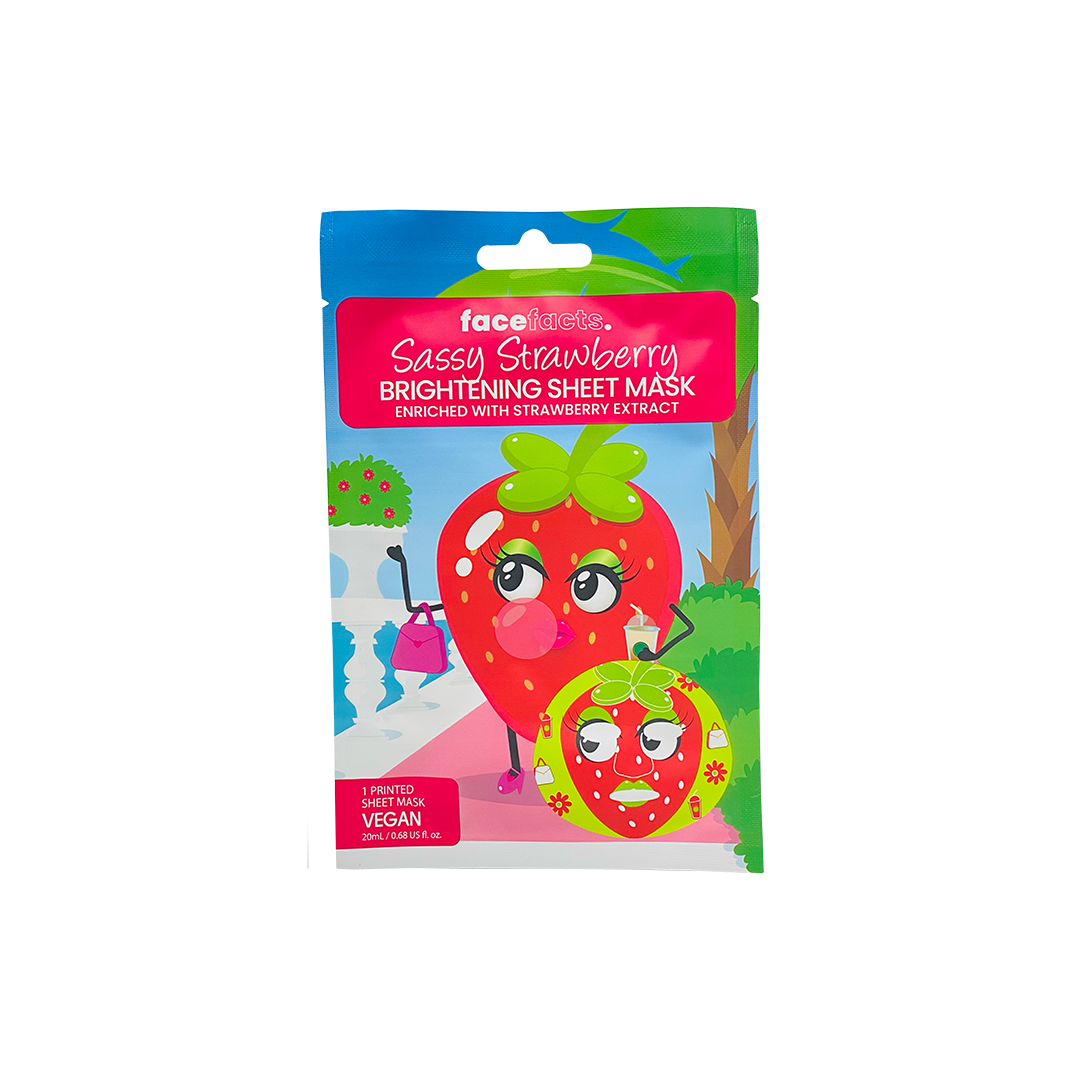 Face Facts Sassy Strawberry Sheet Mask