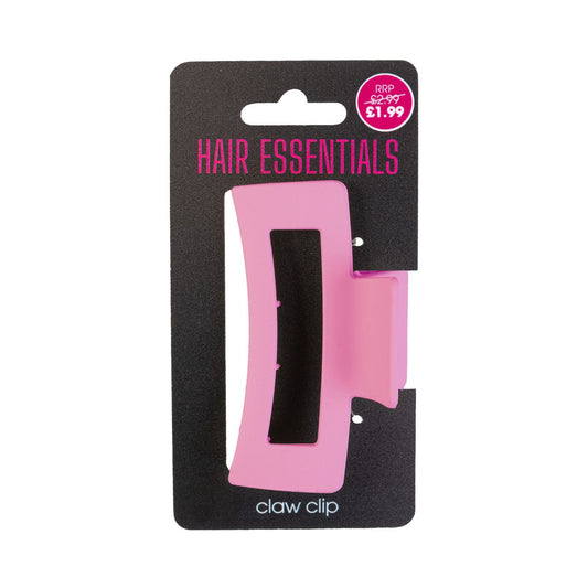 Beauty Outlet Square Claw Clip Fondant Pink