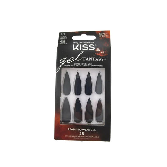 Kiss Gel Fantasy Nails 87754 Dark Halloween