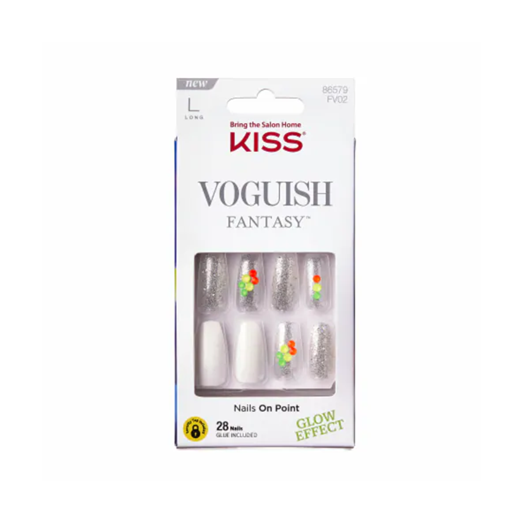 Kiss Voguish Fantasy 28 Large Nails 86579 FV02