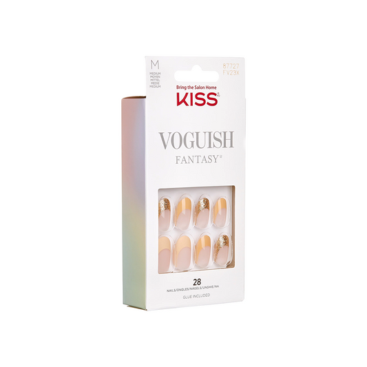 Kiss Voguish Fantasy 28 Medium Nails 87727 FV23X