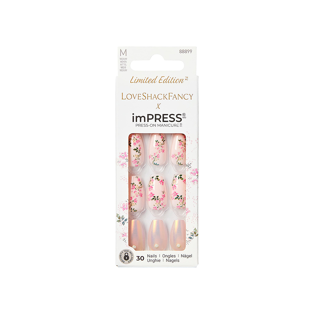 Kiss X Love Shack Fancy Impress 30 Medium Nails 88899