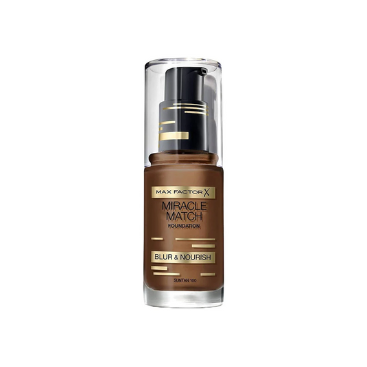 Max Factor Miracle Match Foundation Blur & Nourish 100 Sun Tan