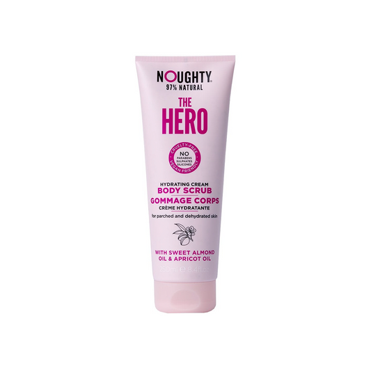 Noughty The Hero Hydrating Cream Body Scrub W Sweet Almond Oil & Apricot Oil 250ml