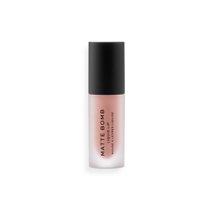 Tester Revolution Matte Bomb Liquid Lipstick Nude Charm