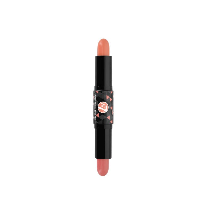 W7 Blusher Stick Peachy Peach & Petal Pink