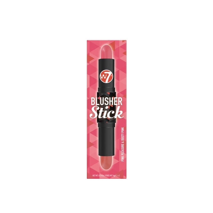 W7 Blusher Stick Pink Pleasure & Dusty Pink