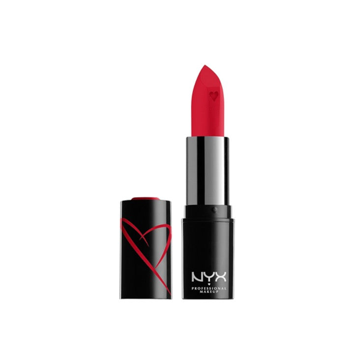 NYX Shout Loud Satin Lipstick Red Haute 11