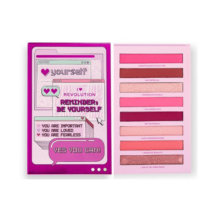 Revolution Affirmation Book Eyeshadow Reminder Be Yourself