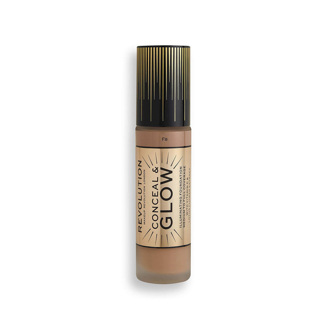 Revolution Conceal & Glow Foundation F8