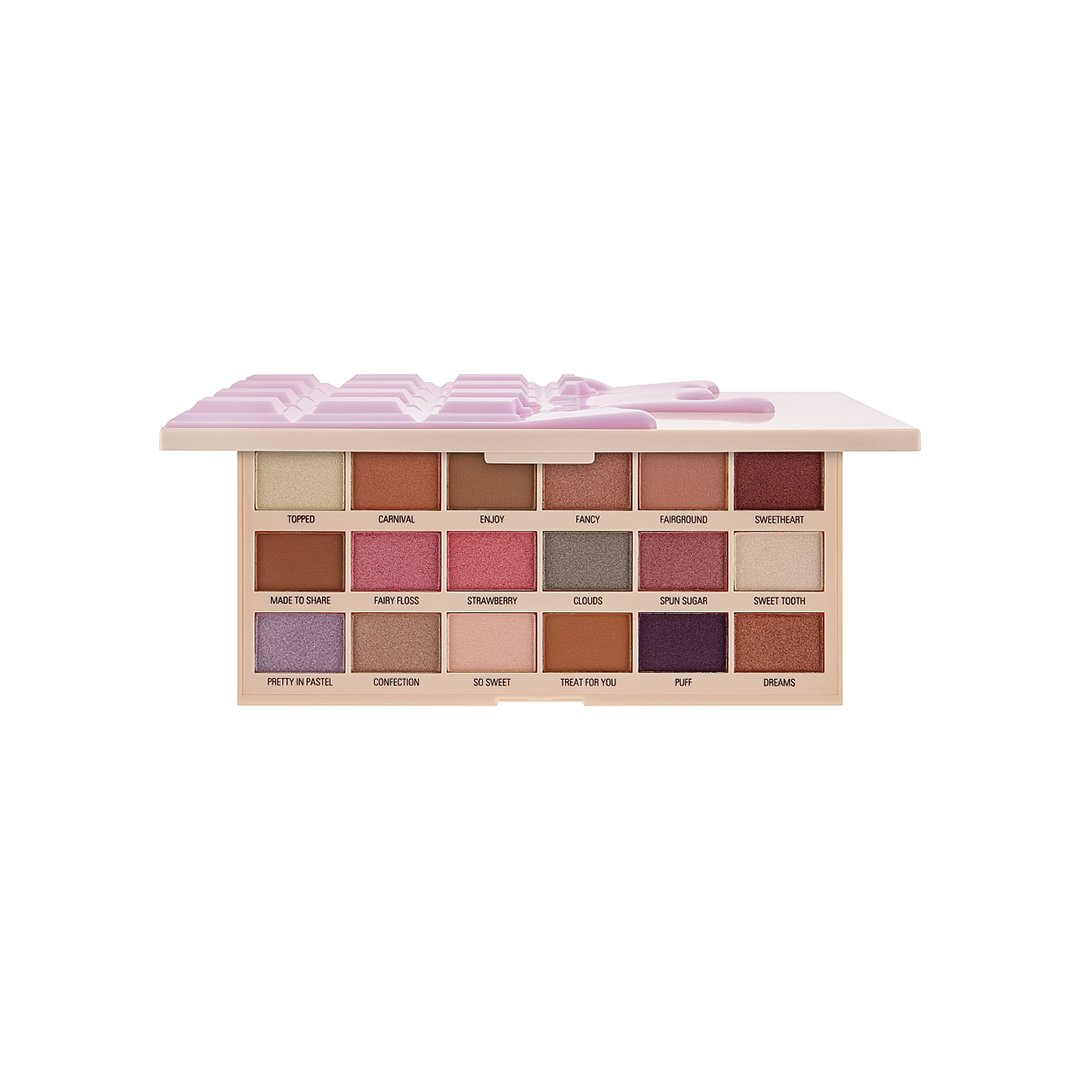 Revolution I Heart Revolution Cotton Candy Chocolate Eyeshadow Palette ...