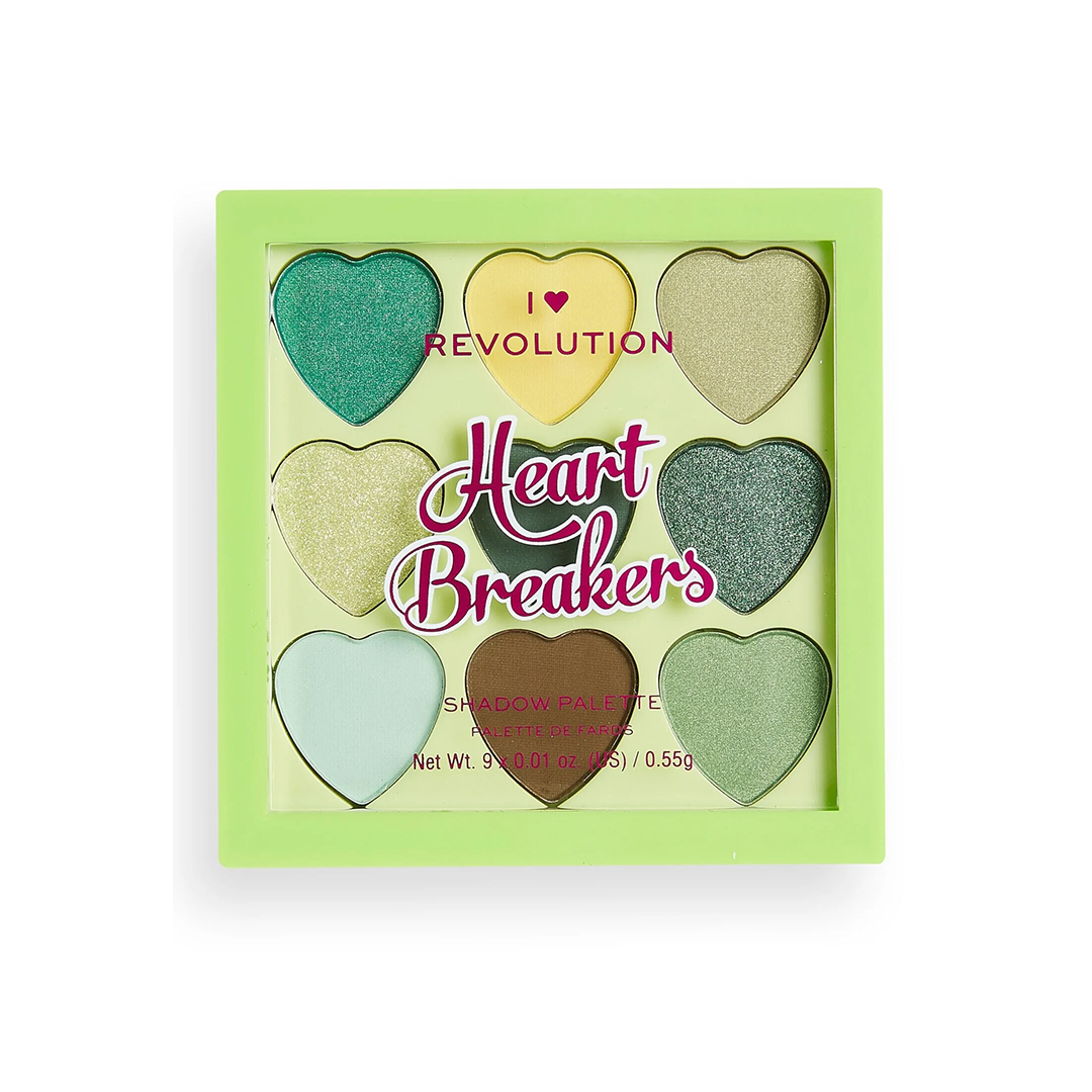 Revolution I Heart Revolution Heart Breakers Lucky Eyeshadow Palette ...