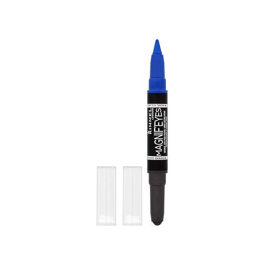 Rimmel Magnifeyes Pen + Eye Liner Eyeshadow Dark Side Of Blue 004