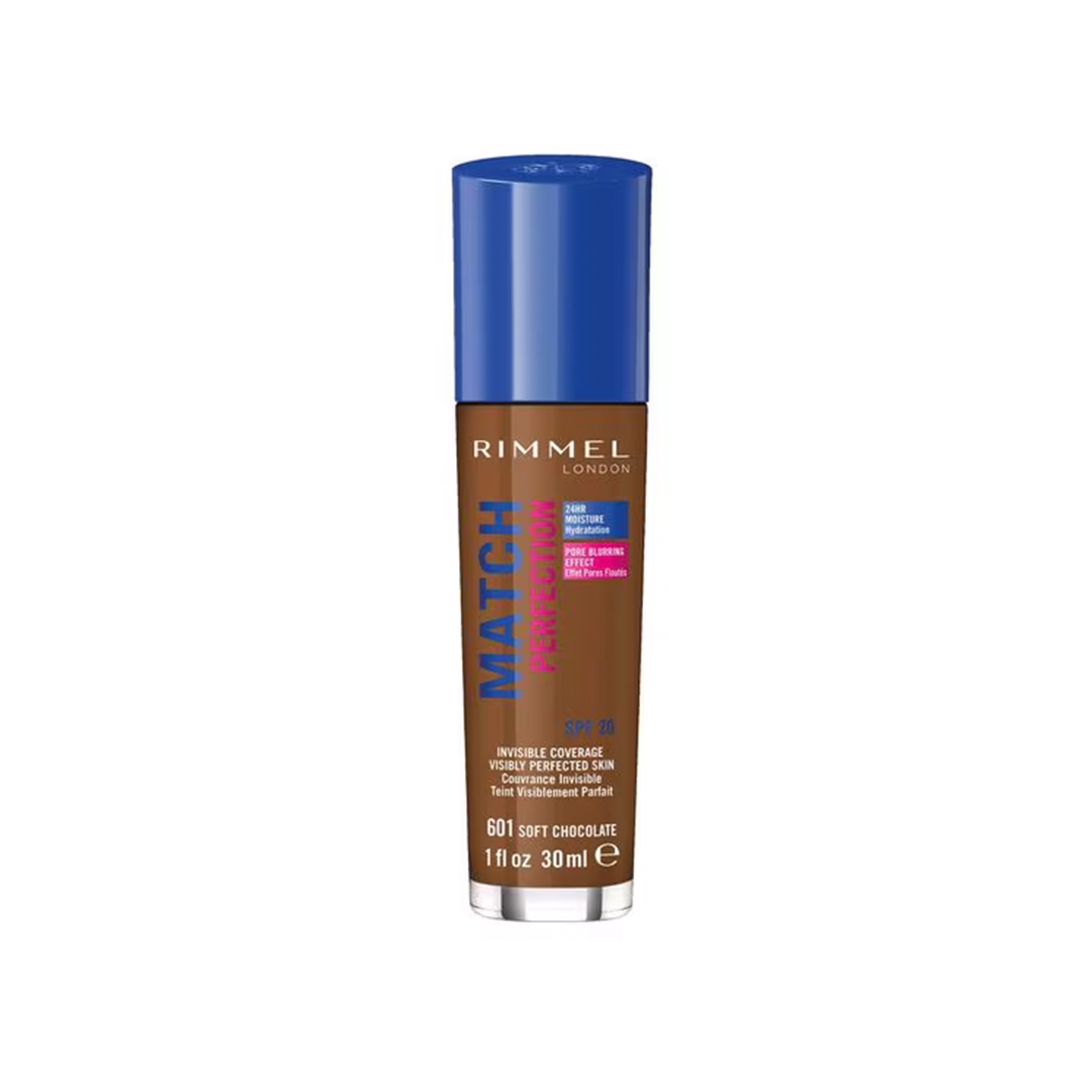 Rimmel Match Perfection Foundation 601 Soft Chocolate