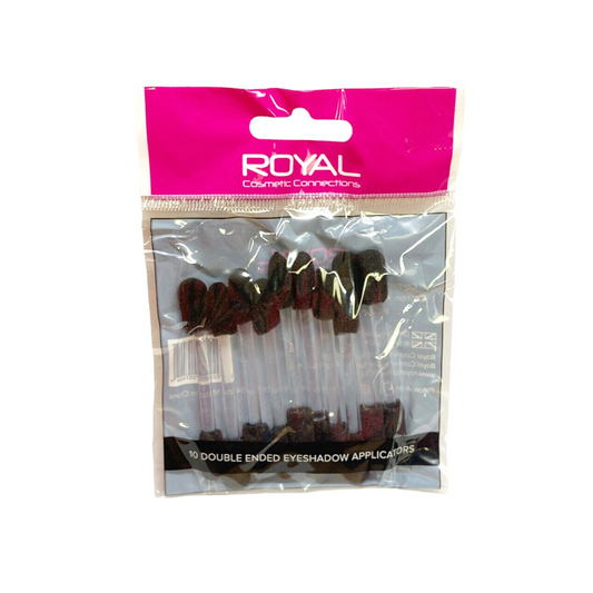 Royal Cosmetics 10 Double Ended Eyeshadow Applicators QBRU179