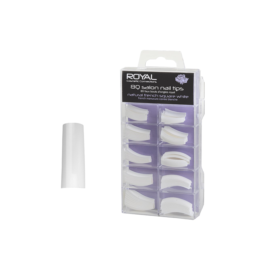 Royal Cosmetics 80 Salon Tips French White NNAI358