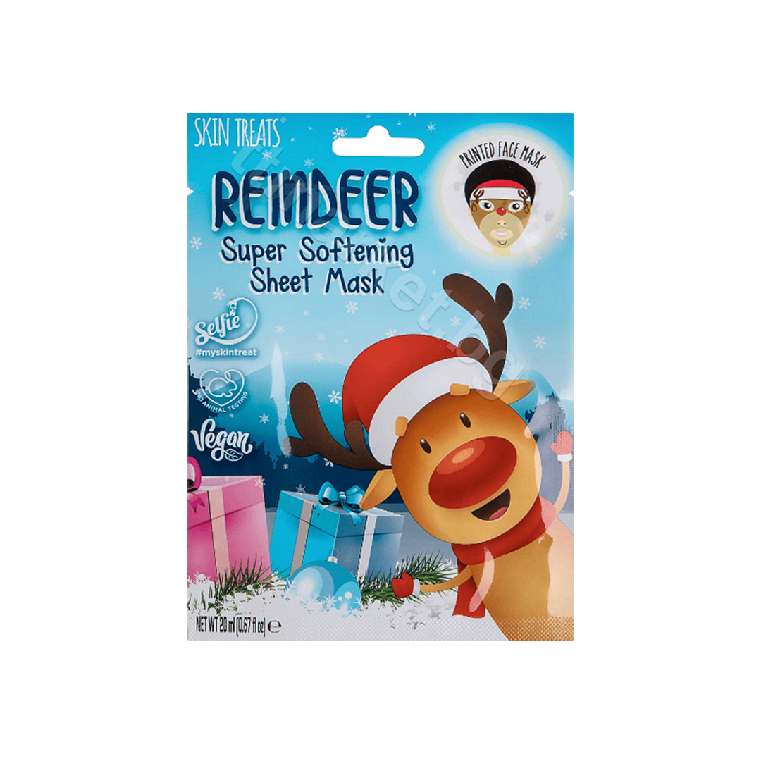 Skin Treats Reindeer Super Softening Printed Sheet Mask