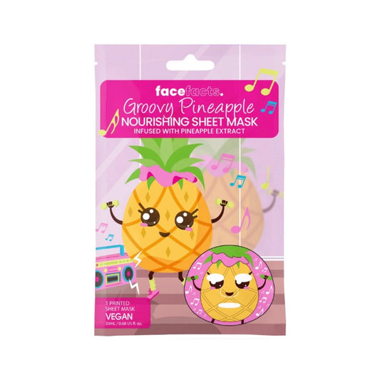 Face Facts Groovy Pineapple Sheet Mask