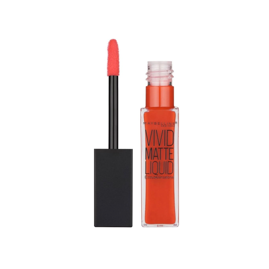 Maybelline Vivid Matte Liquid Lipgloss 25 Orange Shot