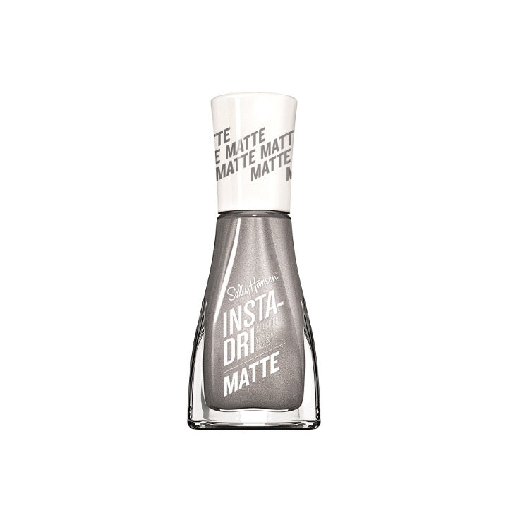 Sally Hansen Insta Dri Matte Nail Polish 011 Smokey Silver