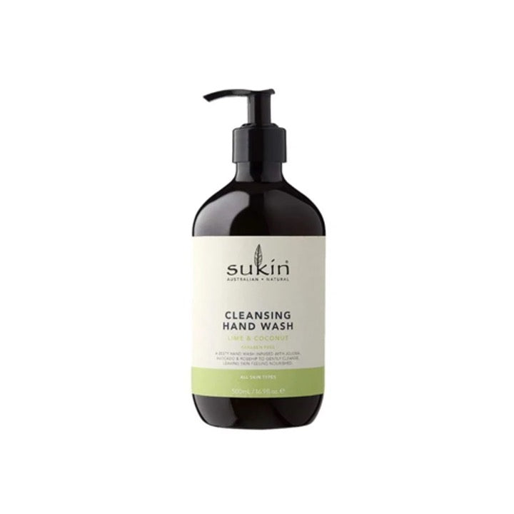 Sukin Cleansing Hand Wash Lime & Coconut 500ml